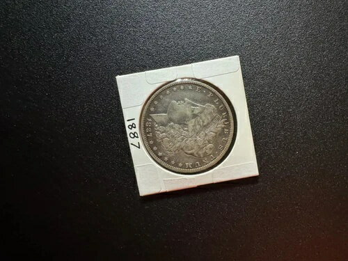 1887年 モーガン シルバー ドル ナイス コイン(3)