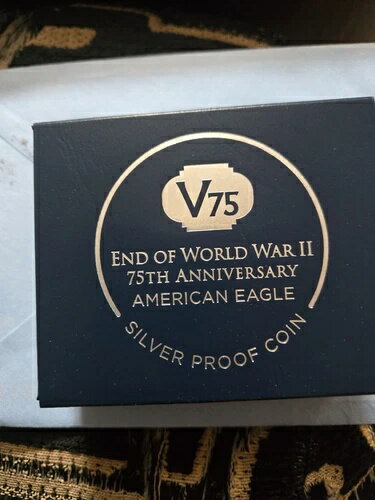 2020年 第二次世界大戦終結75周年記念 アメリカンイーグル銀貨 プルーフコイン