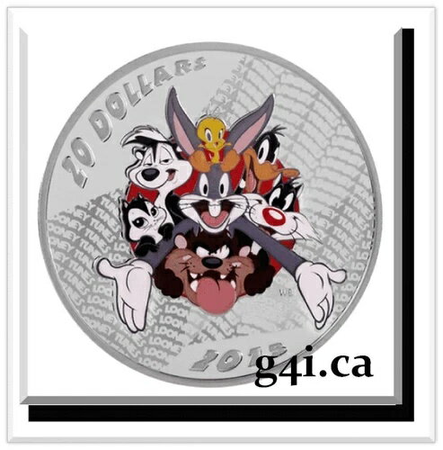 ルーニー・テューンズTM:メリー・メロディーズ 1オンス ファインシルバーカラーコイン(2015年)