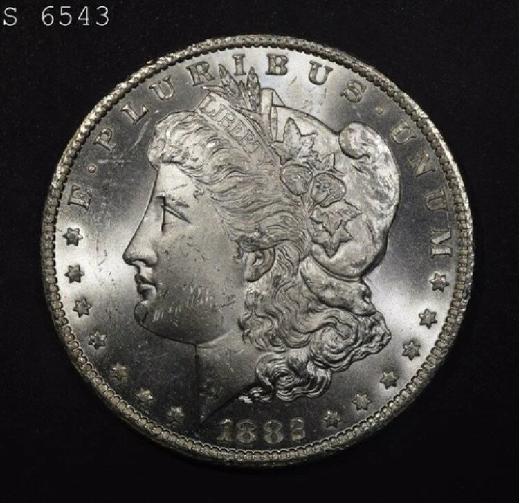 1882-CC モルガン銀貨「Very Choice BU」*1点目以降は送料無料*