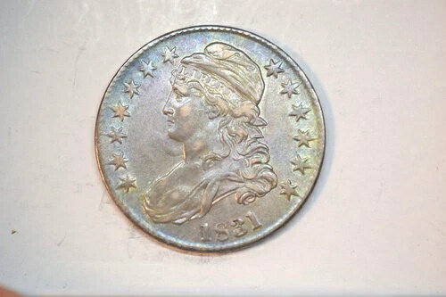 1831 年胸像ハーフ ドル - 魅力的な色調のチョイス AU。