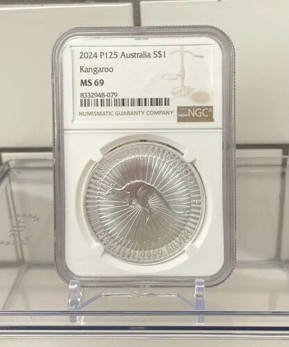 2024 P125 オーストラリア S$1 NGC MS69 カンガルー