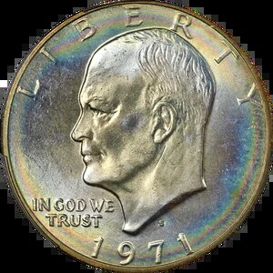 1971-S アイゼンハワー・アイク銀貨 