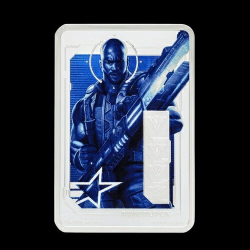 G.I.ジョー ロードブロック 2024 $2 1オンス シルバー プルーフ カラーコイン ニウエ ニュージーランド..