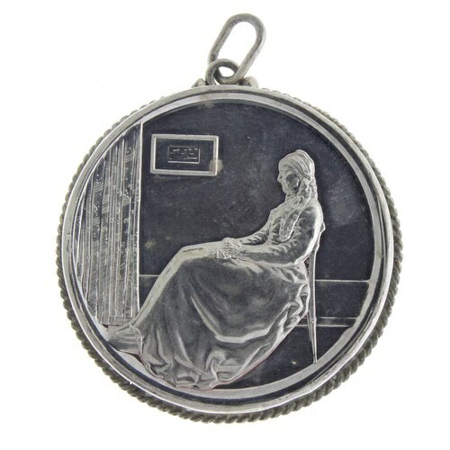 シルバーラウンド 母の日 1972年 ハミルトンミント ホイッスラーの母 .999 45.2グラム