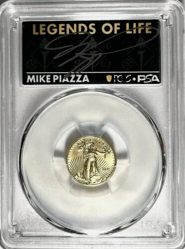 2021年 5ドル ゴールドイーグル タイプ2 レジェンド マイク・ピアッツァ POP 20 PCGS MS70 ゴーデンス # IEN