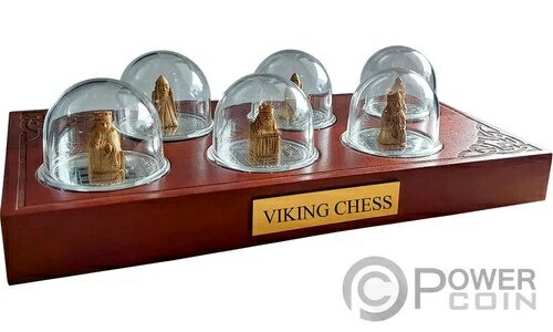 バイキングチェスセット 6枚セット シルバーコイン 500フラン カメルーン 2023年