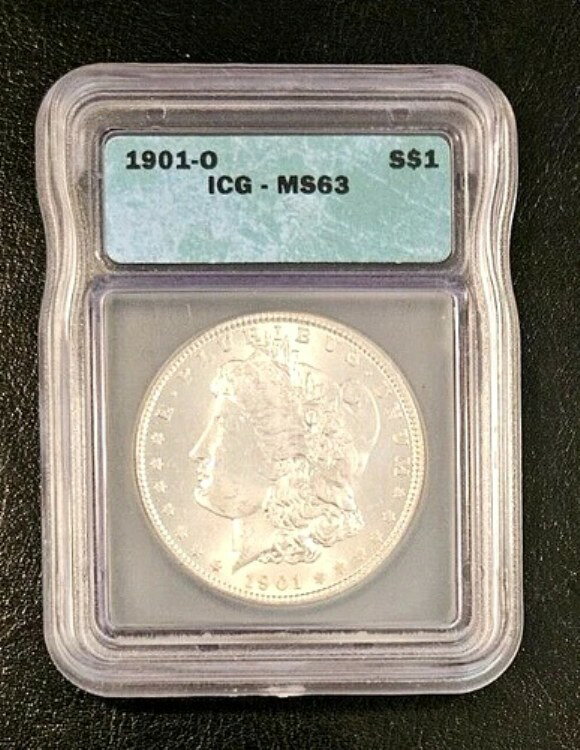 1901 O モーガン シルバー ダラー ICG MS63 輝く鏡のような素晴らしい標本!