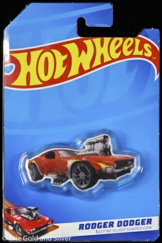 2024年 ソロモン諸島 ホットウィール ロジャー・ドジャー 1オンス シルバーカラーコイン OGP
