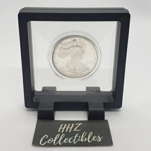 1999年 P アメリカンイーグル 1ドル銀貨（3.6インチ 3D フローティングディスプレイフレーム付き）