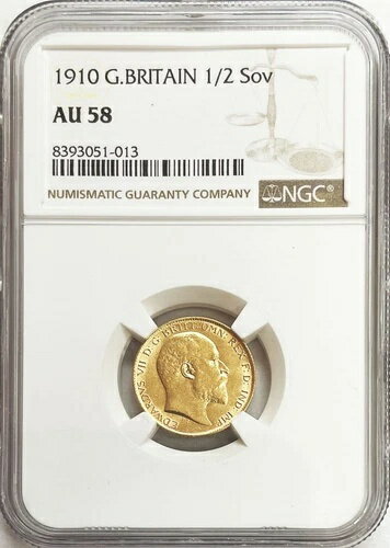 WORLD RESOURCEKINGŹۤ㤨1910ǯ ꥹ 1/2֥ ɥ饴󥹥쥤䡼 ɥ7 NGC AU 58פβǤʤ215,600ߤˤʤޤ