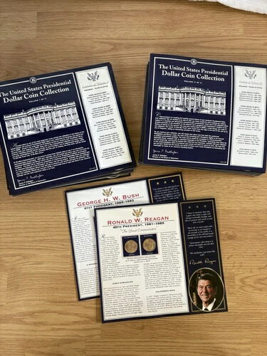 アメリカ大統領コインコレクション 第1巻と第2巻 記念史 バインダーなし