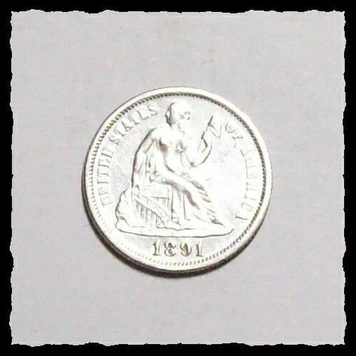 1891-P シーテッド・リバティ・ダイ