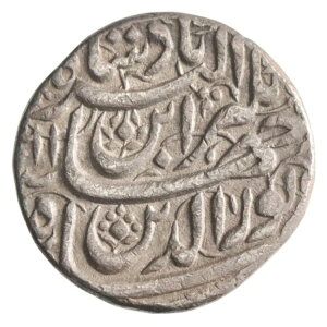 ムガル帝国:ジャハーンギール(1605-1627)、銀ルピー(11.25g)、アフマダーバード造幣局、AH 1032(16