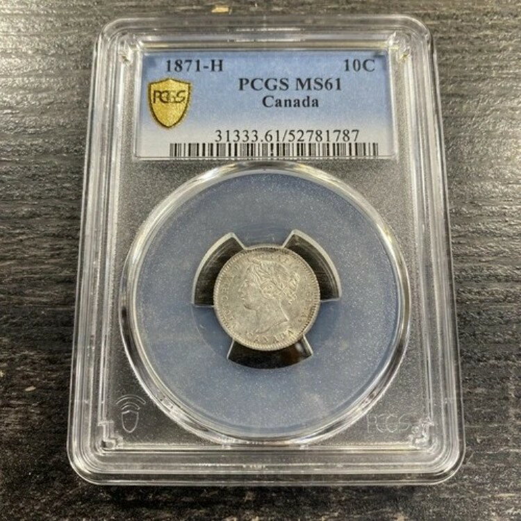 WORLD RESOURCEKINGŹۤ㤨1871-H 10C ʥ 10 С PCGS MS61 ֹ9984פβǤʤ248,600ߤˤʤޤ