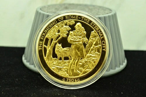 925シルバー フランクリンミント アートラウンド 人類の歴史 ローマ建国(3)