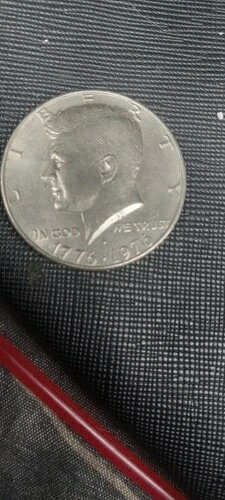 1776-1976年 D ケネディ建国200周年記念ハーフダラー！ミントマーク入り！コレクターズアイテム