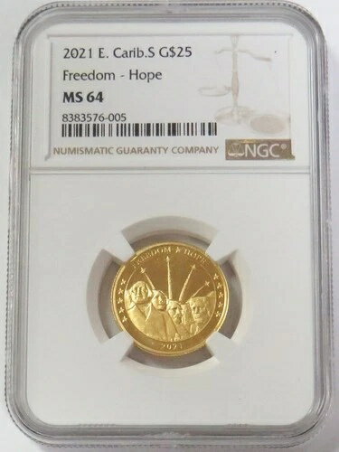 2021ǯ  E ֳ 25ɥ ե꡼ۡ 1/4 NGC MS 64