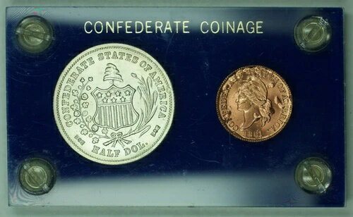 1861年 南軍 ハーフドルセント バシ