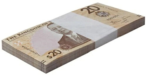 Tonga 20 Pa'anga、2023 ND、P-53、UNC、X 100 PCS バンドル パック