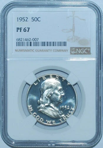 1952年 NGC PR67 プルーフストライク フ