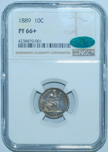 1889年 NGC PR66+ CAC プルーフストライ
