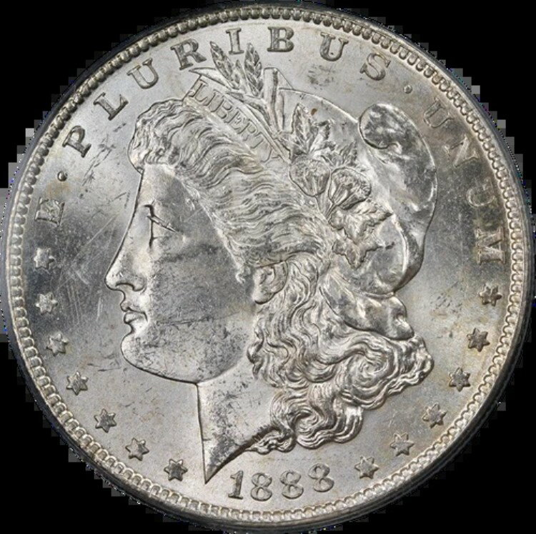 1888-S モーガン銀貨 OGH 