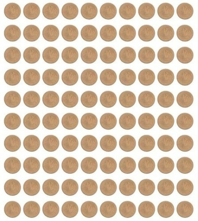 レソト 10 リセンテ、2023、KM #63、ミント X 100 個