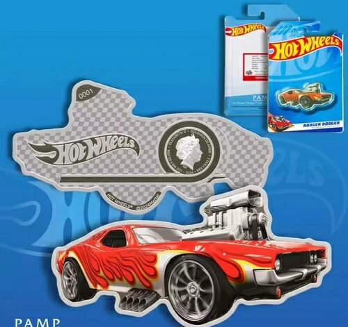 2024 Pamp、ホットウィール ロジャー・ドジャー 1オンス シルバー .999 限定、未開封
