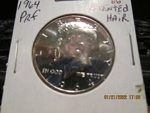 1964 アクセントヘア ケネディ ハーフプルーフ +++++