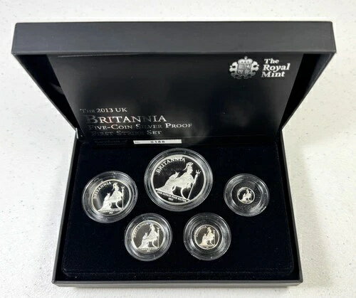 2013年 英国ブリタニア 5枚組 シルバ