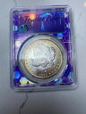 ??1884年 - O モルガン シルバー ダラー PCGS MS 63 美しい金色から青みがかった縁取り??(3)