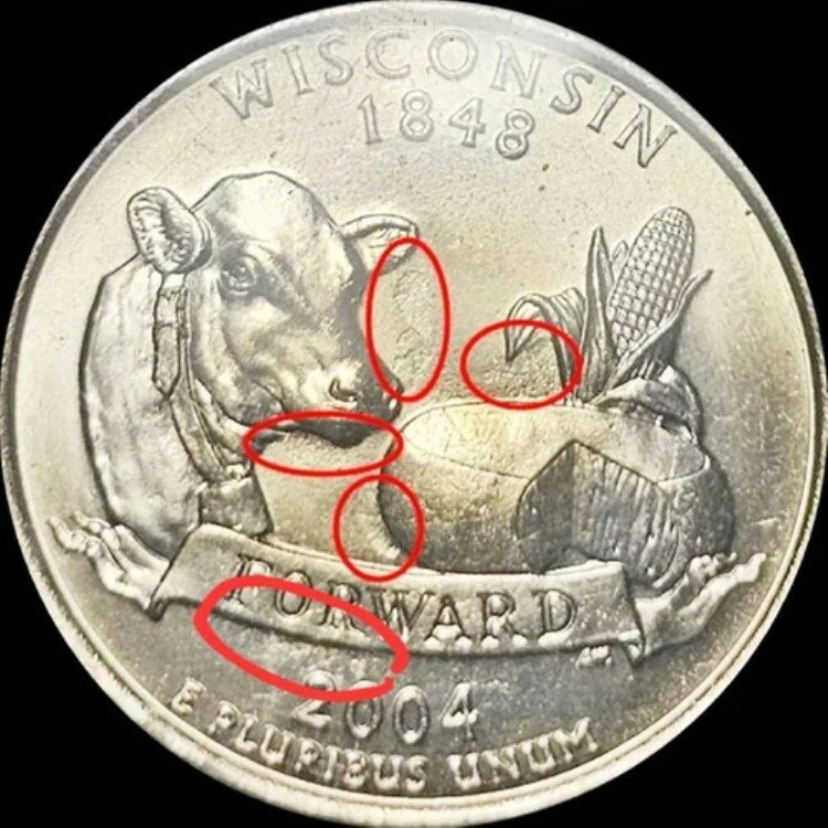 2004年 P MS ウィスコンシン州 25 セン