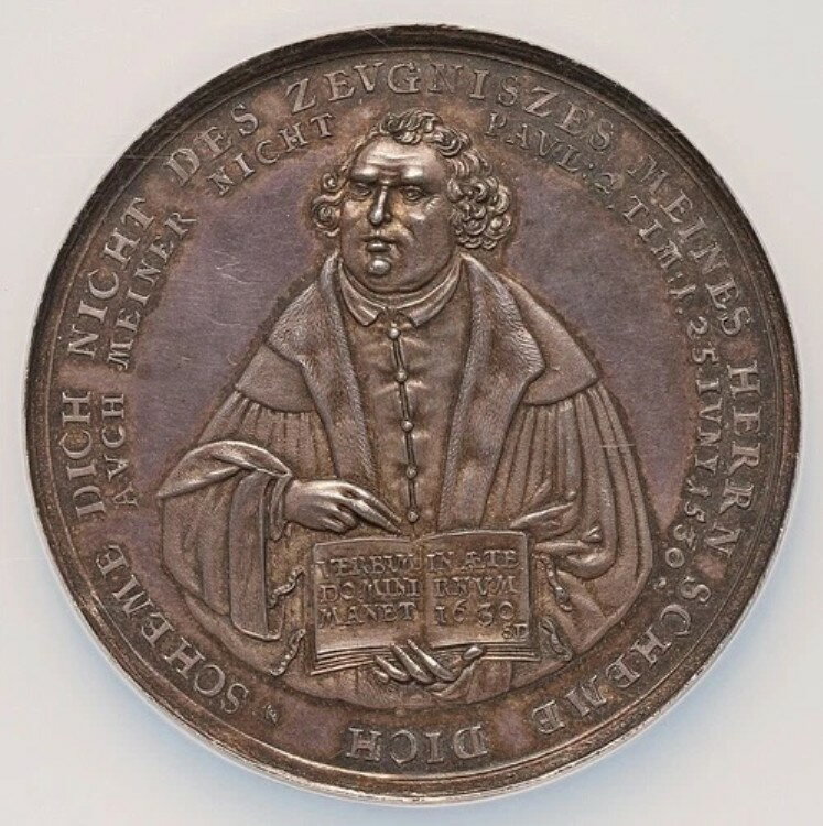 ドイツ - 1630年 ザクセン - ヨハン・ゲオルク1世 - 銀メダル - NGC MS63 - 息を呑むほど美しい