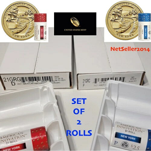 2021 D & P アメリカンイノベーション $1 ドル NY エリー運河ロール ニューヨーク ??????