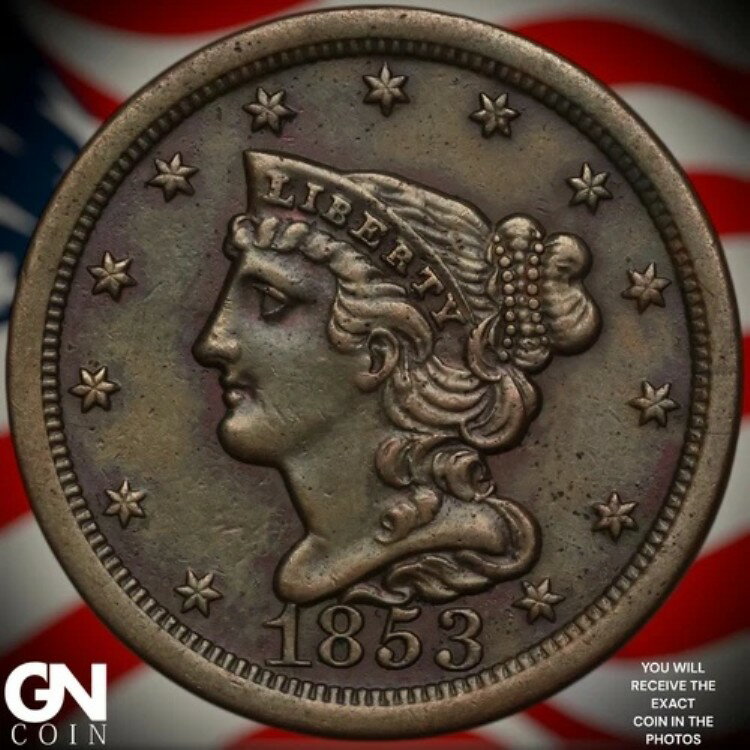 1853年 編み込みヘア ハーフセント A2743