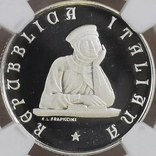 イタリア。1988年、200リラ、R、シルバー - NGC PF69 - トップポップ??ボローニャ大学