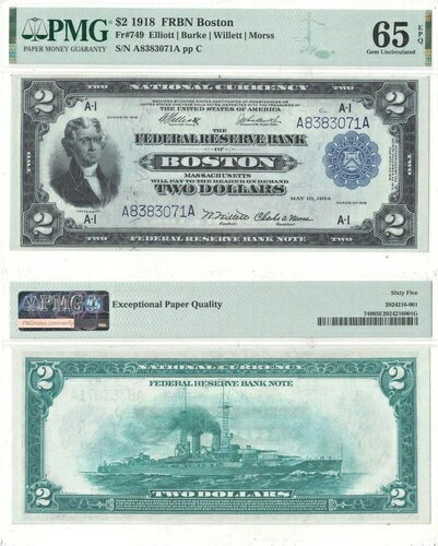 WORLD RESOURCEKINGŹۤ㤨1918ǯ 2ɥϢˮԷ Fr-749 PMG Gem CU-65 EPQפβǤʤ1,520,200ߤˤʤޤ