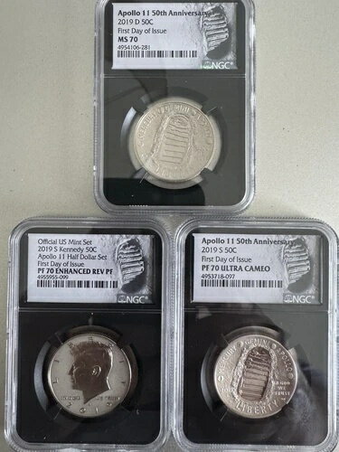 アポロ11号50周年記念セット 3個セット FDI NGC
