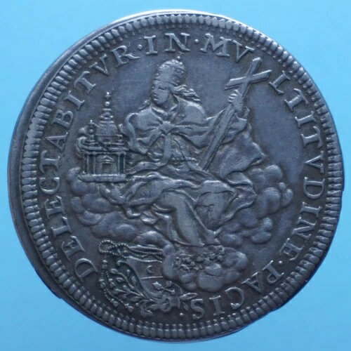 インノケンティウス12世 1/2プレート ローマ シルバー シルバーコイン BB通貨コレクション