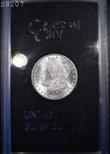 1880-CC *GSA* モルガン銀貨 箱/COAなし "VCH BU" *1点目以降は送料無料*