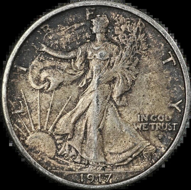 1917-D 表面ウォーキングリバティハ