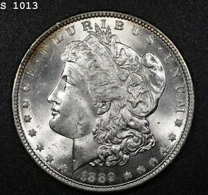 1889年 モルガン銀貨「GEM BU」*1点目以降は送料無料*