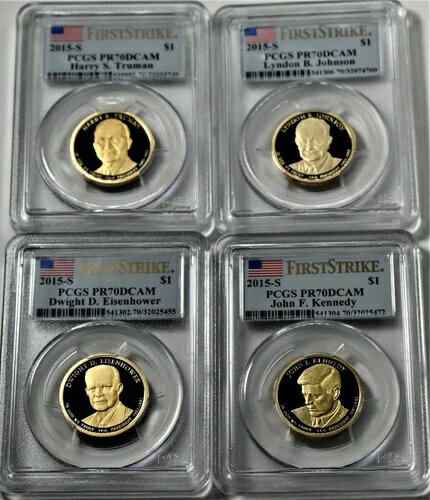 2015年 S 大統領ドルセット PCGS PR70DCAM