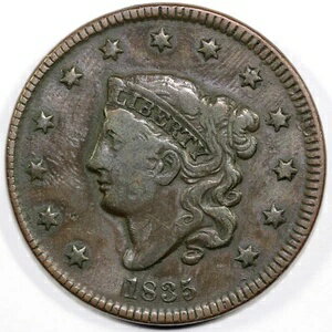 1835年 1セント マトロンヘッド ラージセント