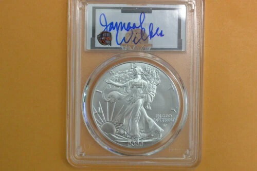 2022年 1ドル アメリカン シルバー イーグル 1オンス PCGS MS70 初日発行 ジャマール・ウィルクス