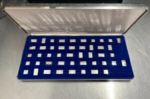 フランクリンミント アメリカの偉大な車のエンブレム シルバーミニチュアコレクション