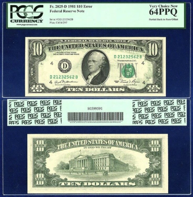 WORLD RESOURCEKINGŹۤ㤨֥ꥫ 1981ǯ 顼ʾ 10ɥ ΢̰եå PCGS ̲ 64 PPQ #62פβǤʤ96,800ߤˤʤޤ