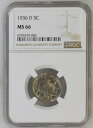 1936年 D バッファローニッケル NGC MS-66(3)