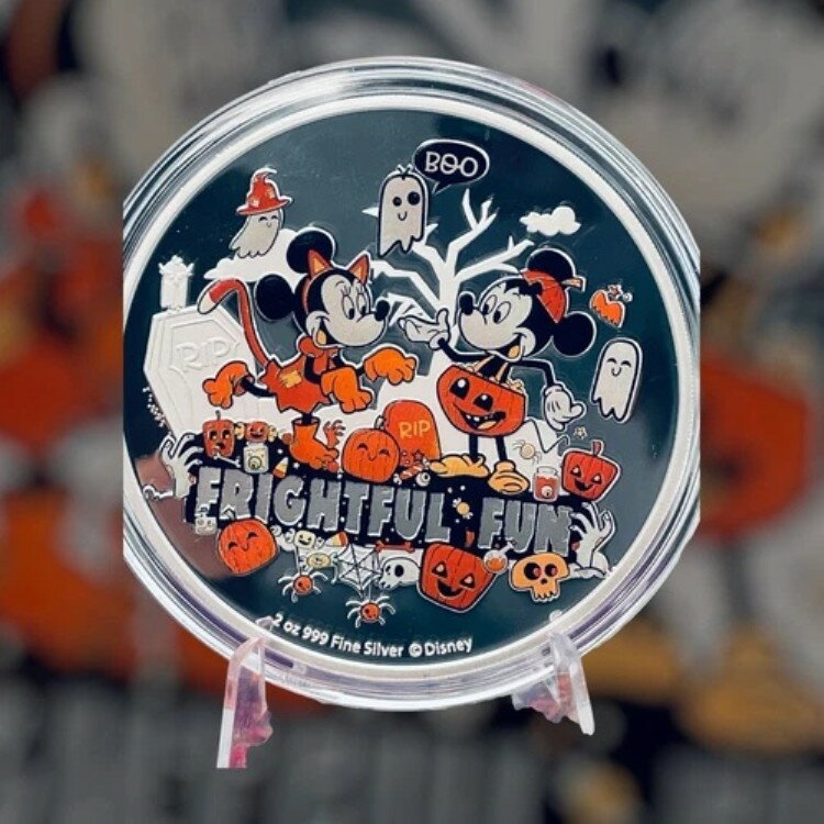 ニウエ -2024- ディズニー ハロウィン 2024 コイン - 2オンス シルバー プルーフコイン